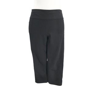 Diane Von Furstenberg NEW Womens Size 8 Sweetie Pie Nylon Capri Pants in Black